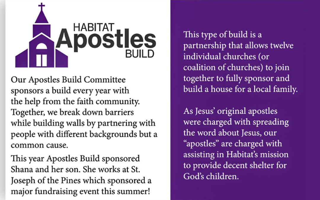 Habitat Apostles Build