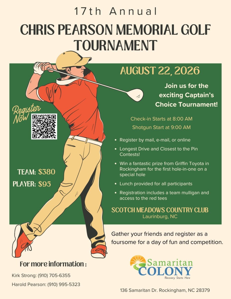 Chris Pearson Memorial Golf Tournament Samaritan Colony