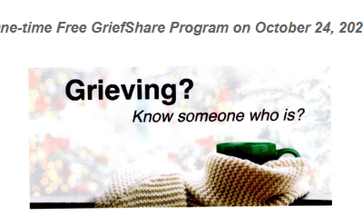 GriefShare Program October 24